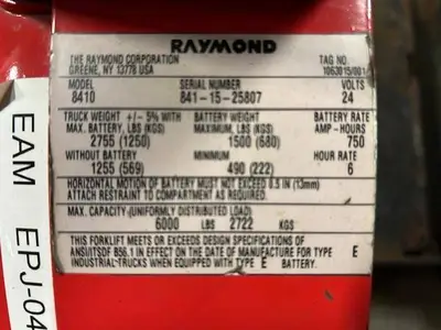 Used 2015 RAYMOND 8410 Pallet Jacks Illinois US | Somerset Equipment Sales #1542994