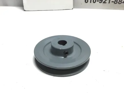 IDC Select AK41 4″ Belt Pulley Sheave Single Cast Iron 5/8″ Bore Shaft