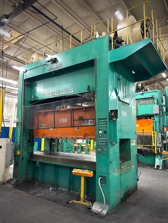 Used 1994 STAMTEC STAMTEC STD-260-380-125 PRESS Straight Side Presses | Alma Machinery #898795