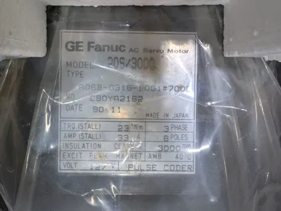 GE FANUC A06B-0318-B001#7008 AC Servo Motor 20S/3000 New NIB
