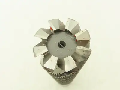 Putnam Tool 97126 Fluted Coarse Pitch Knuckle Rougher End Mill 2" Dia x 8" Flute