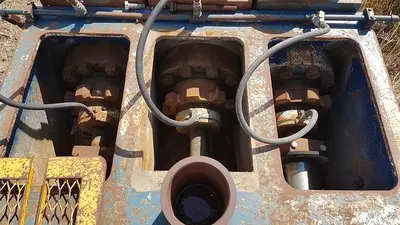 USED IDECO T-1300 TRIPLEX MUD PUMP