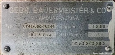 USED BAUERMEISTER UT/USCH UZ42
