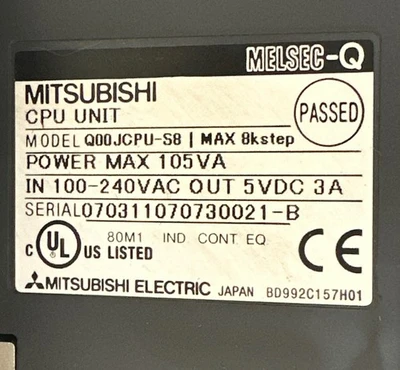 USED Mitsubishi Q00JCPU-S8