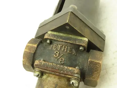 Metrex 840P37SE Bronze Water Regulating Valve 3/8"NPT 2-Way 2.3Cv R410A