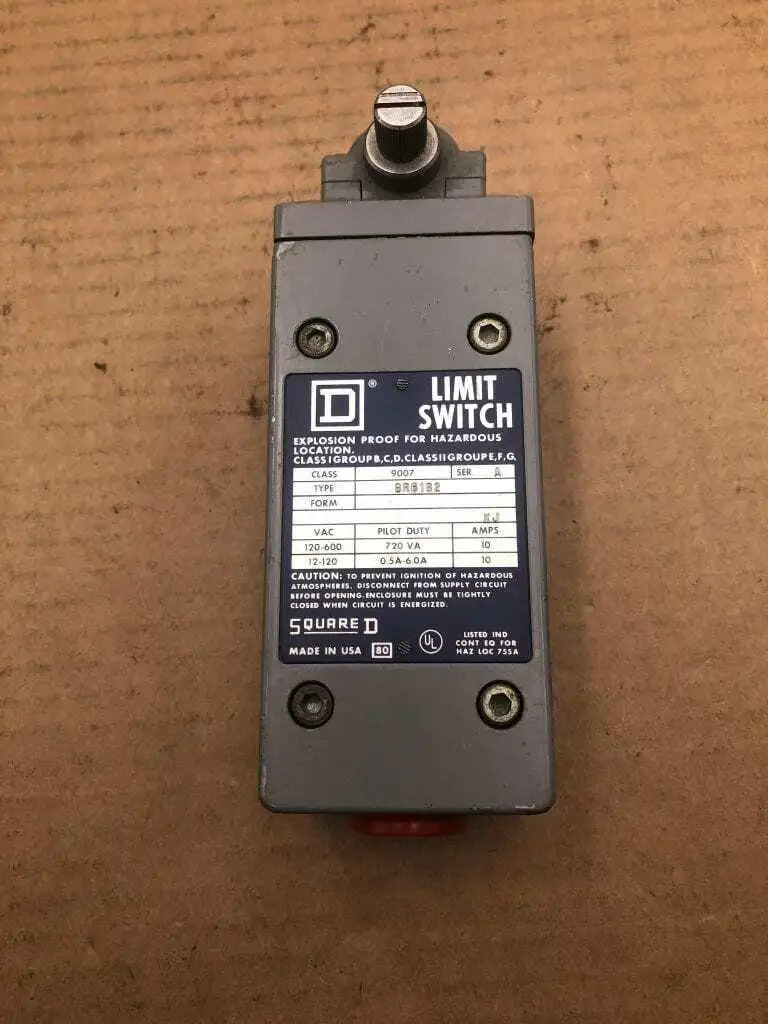 Square D 9007 BR61B2 Limit Switch explosion proof for hazardous location
