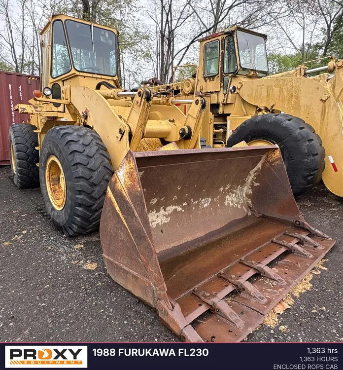 Used 1988 FURUKAWA FL230 Wheel Loaders New Jersey US | Proxy Equipment #1388687