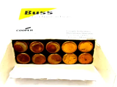 NEW LOT OF 10 BUSSMANN FRN-R-2 FUSES FRNR2