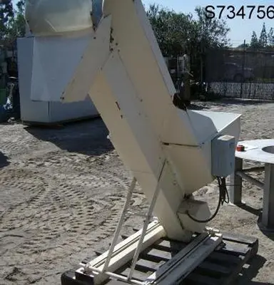 Hopper, 5 CF, C/st, Inclined Belt Disch, Feed Hopper, #S734756