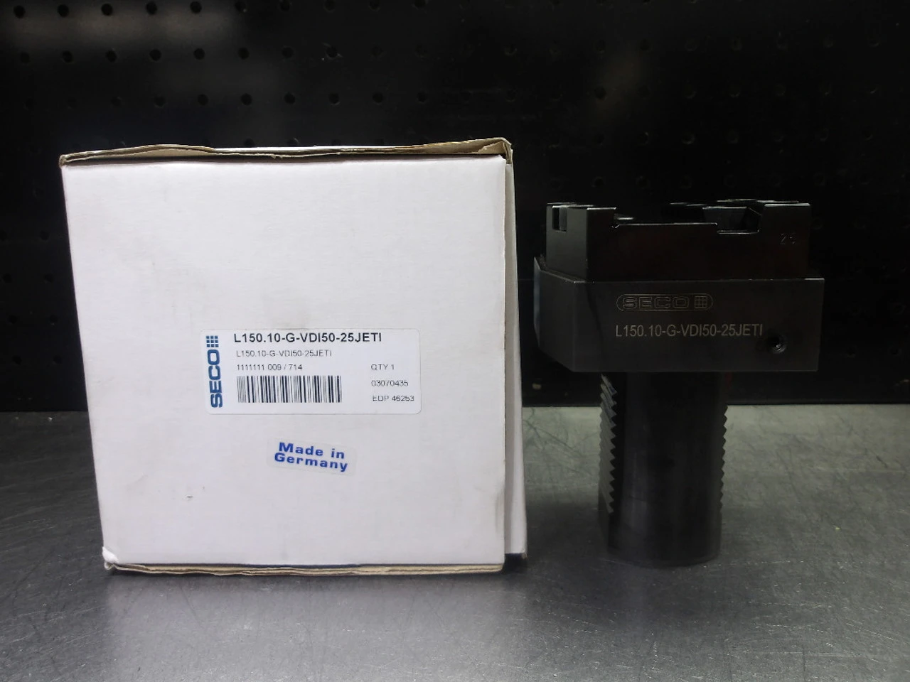 SECO JetStream VDI50 50mm Grooving Blade Holder L150.10-G-VDI50-25JETI (LOC389)