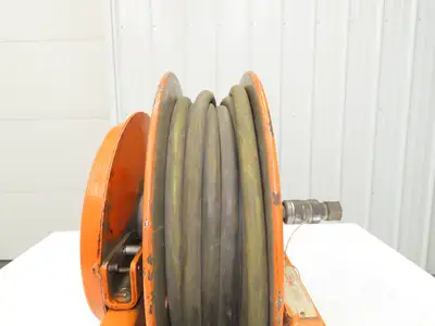 Hannay Reels 716-19-20J SR Retractable Industrial Air Hose Reel 1/2" X 54'