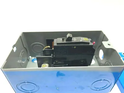 Q02L30S | Square D  Blue Enclosure Load Center 10A Amp Circuit Breaker - Used