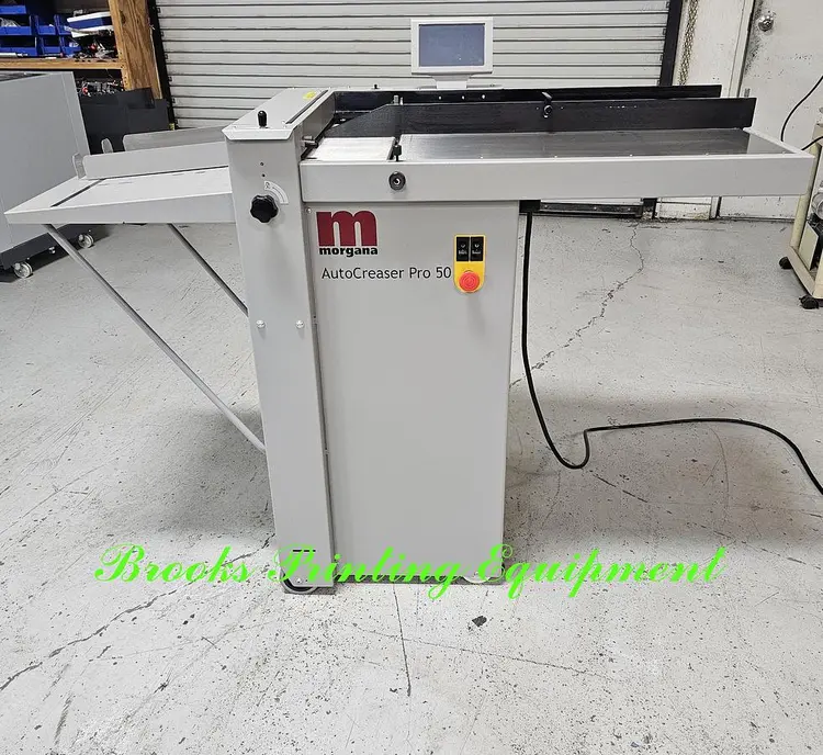 Used MORGANA AUTO-CREASER 50 Miscellaneous Printing & Paper Equipment North Carolina US | BROOKS PRINTING EQUIPMENT #1136110