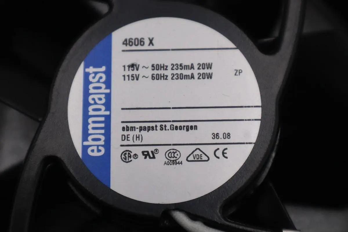 LOT OF 3 - Ebmpapst 4606 X Heavy Duty Fan 20W 115V - NEW - STOCK GF236A