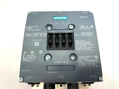 USED SIEMENS SIRIUS POWER CONTACTOR 3-POLE, UP TO 250KW