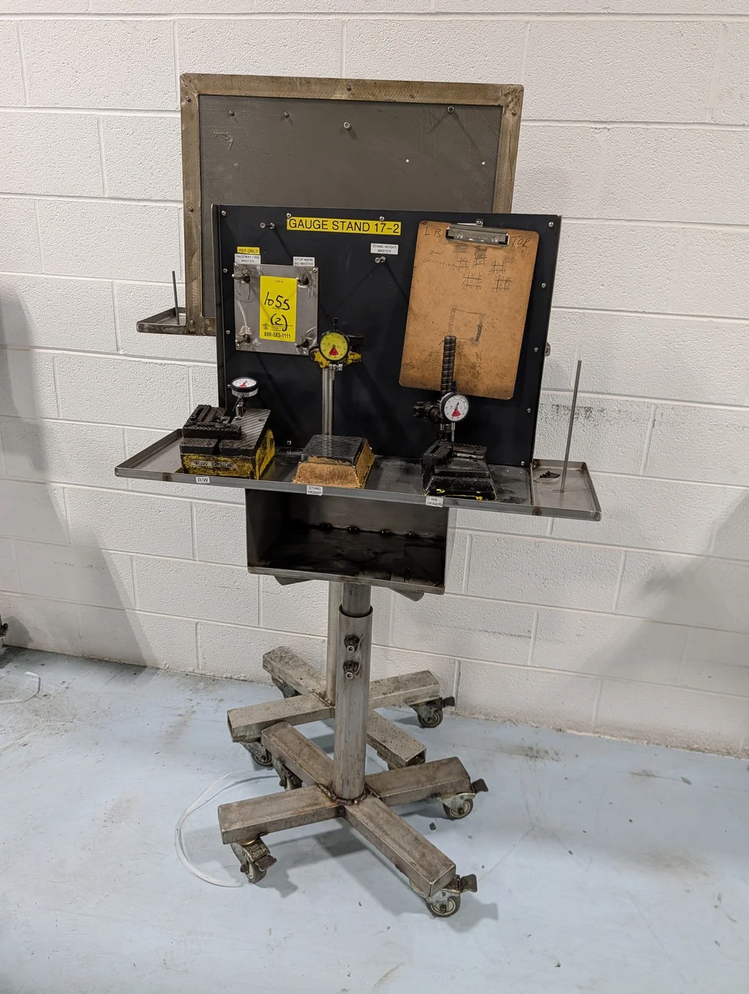 (2) Portable Gage Stands W/ Precision Tooling