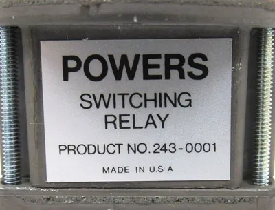 NEW POWERS 243-0001 SWITCHING RELAY 2430001