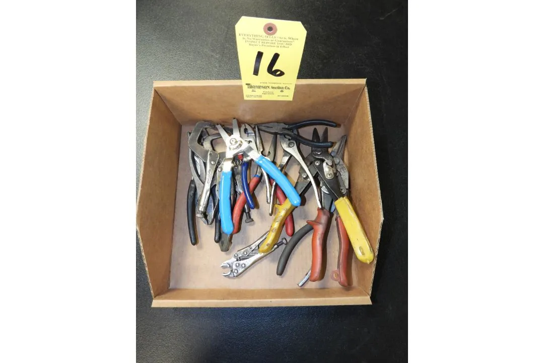 Used _UNKNOWN_ _UNKNOWN_ Pliers Ohio US | Thompson Auctioneers #1515910
