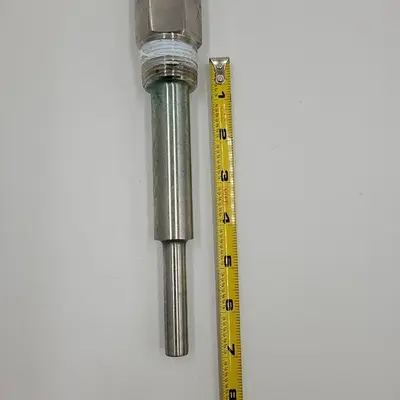 Used ROSEMOUNT RTD ROSEMOUNT TEMP SENSOR 79-824-1309 IN 316 STAINLESS WELL Thermocouples | ND Industrial Surplus #1226566