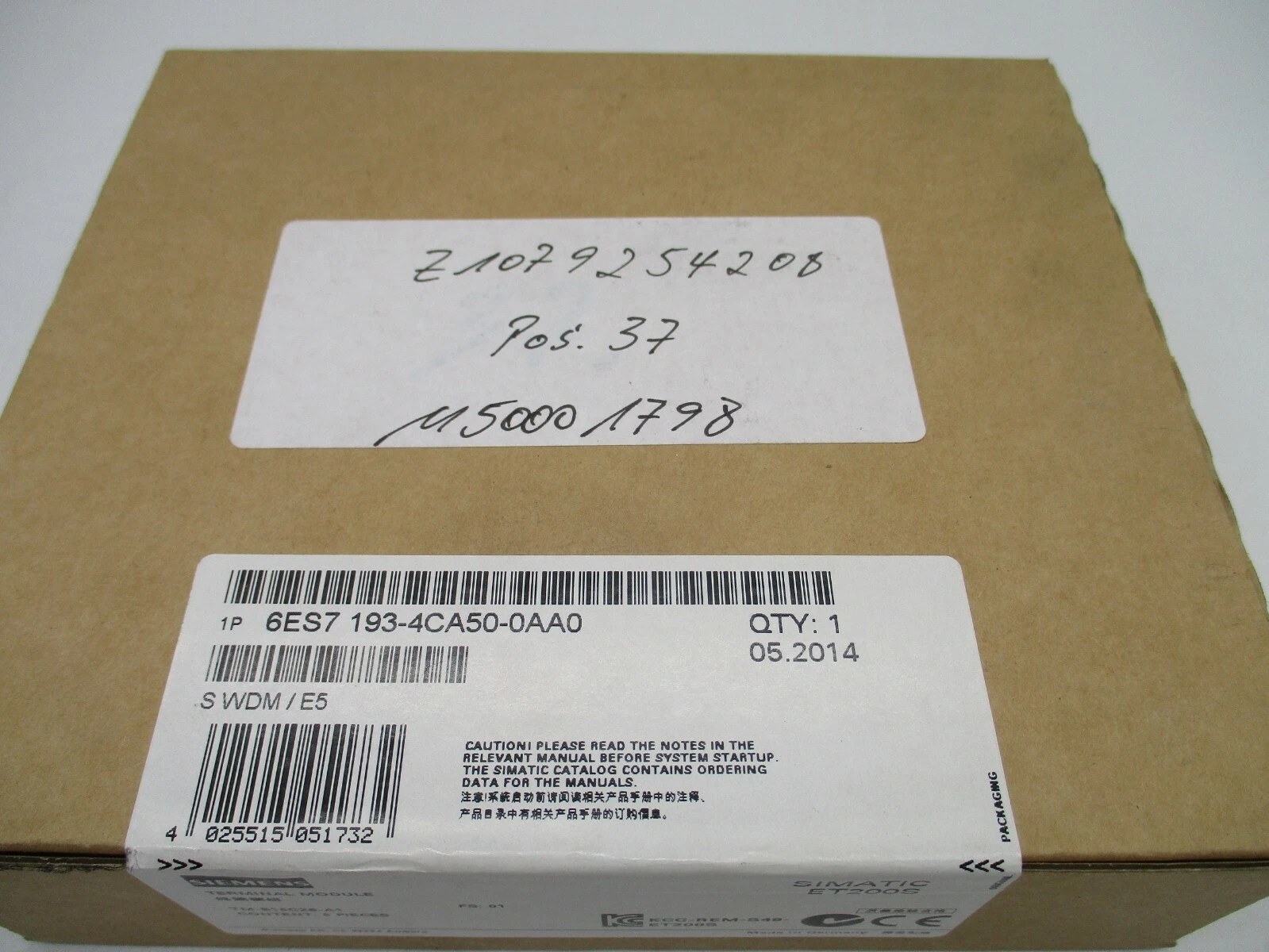 NEW Siemens Siemens 6ES7 193-4CA50-0AA0