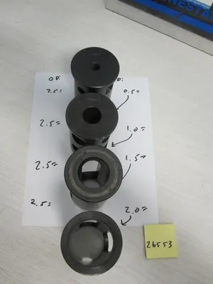 4x Lot of 4  CNC Boring Bar Reducers Spacers Sleeves Bushings Lathe