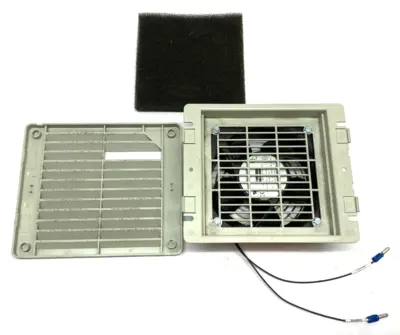 Used Hoffman Side Mount Vented Filter Fan Assembly for Electrical Enclosure Electronic Component Fans Michigan US | Maverick Industrial Sales #1494862
