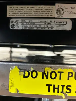HOBART HTI-7LH DELI SCALE WITH PRINTER REFURBISHED, TESTED AND WORKING