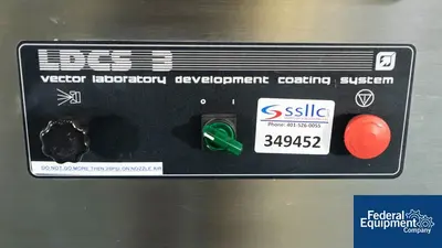 USED Vector Vector Coating Pan, Model LDCS3, S/S