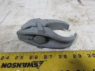 2" Conduit Pipe Tube Galvanized Malleable Iron Clamp Parallel Lot of 5