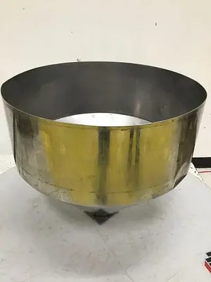 USED METAL FABRICATOR HOPPER
