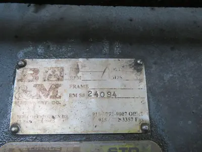 Used RELIANCE ELECTRIC P40G0416D 405TDZ 100 A.C. Motors Texas US | Aucto #1307113
