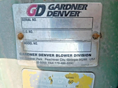 Used Lamson / Gardner Denver 1875-AD01 Blowers Ohio US | Equipment Recovery Corp. #1331367