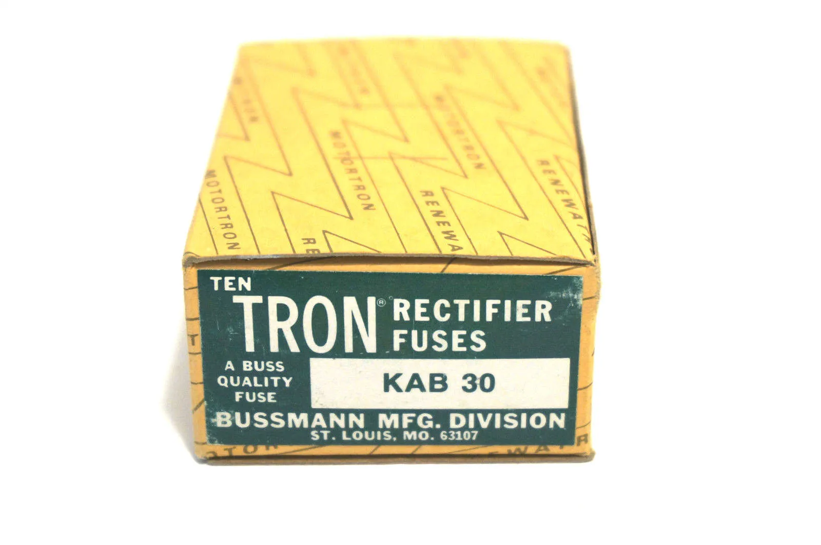 BOX OF 10 NEW BUSSMANN KAB-30 FUSES KAB30