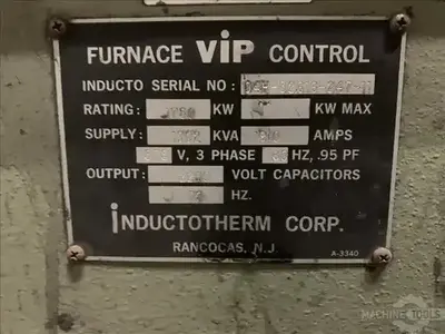 USED INDUCTOTHERM VIP POWER MELT