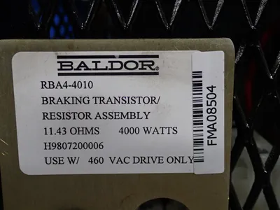 Used BALDOR RBA44010 Resistors Ohio US | HGR 24 #1070343