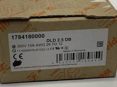 DLD 2.5 DB,1784180000 | Weidmuller DLD 2.5 DB Terminal Block 6 Pole 1784180000 LOT OF 25 - New Other