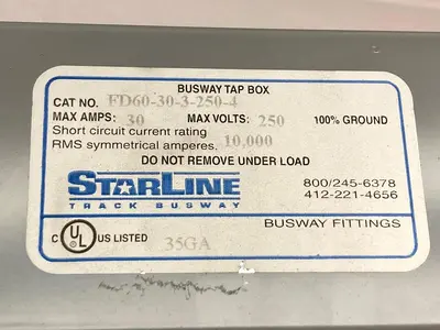 Used STARLINE _UNKNOWN_ Miscellaneous Equipment (Electrical & Power) | Surplus Asset Holdings #1198472