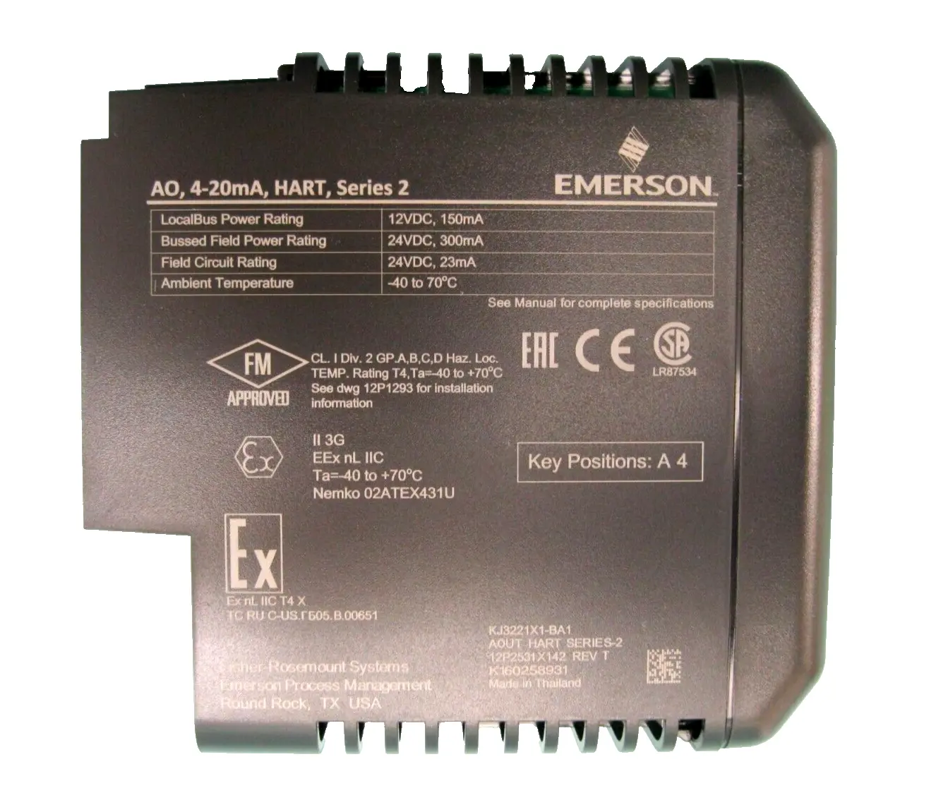 USED Emerson KJ3221X1-BA1