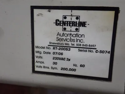 Used CENTERLINE RT20053 Robots Ohio US | HGR 24 #861460
