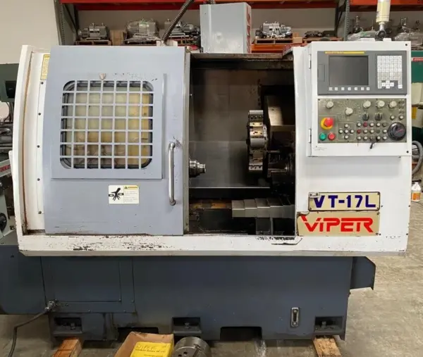 VIPER VT-17L CNC Lathe Turning CENTER Fanuc OI TC Control Year 2006