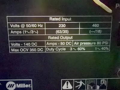 USED MILLER SPECTRUM 3080