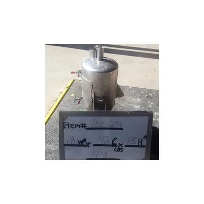 Used Stainless Steel Dry Bulk Hopper - 1.25 cu/ft