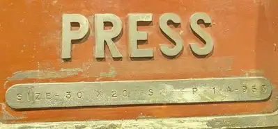 1984 BURR OAK FP-3 Fin Presses | Norcal Machinery (15)