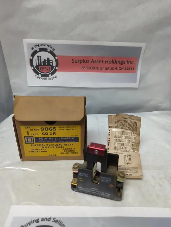 New | in-Stock SQUARE D 9065 C0-1R Miscellaneous Equipment (Electrical & Power) Ohio US | Surplus Asset Holdings #1239780