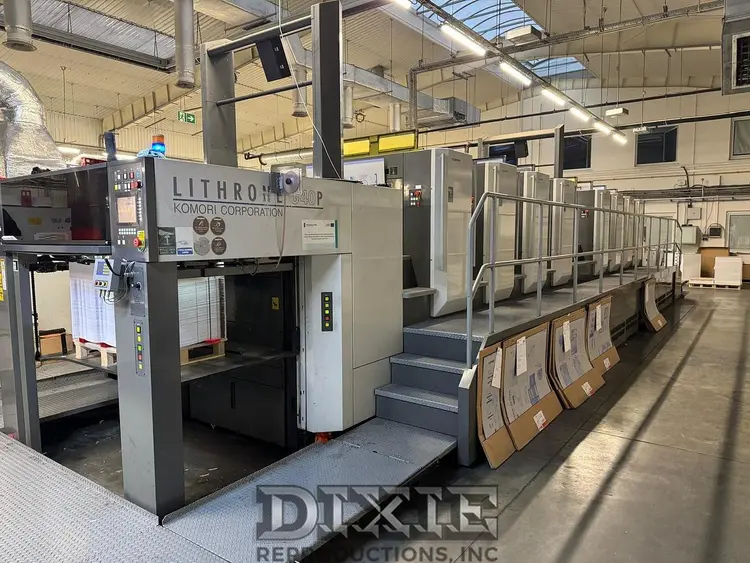Used 2013 KOMORI LITHRONE GL840 P-H-UV Sheet-fed press | Dixie Reproductions, Inc. #394391