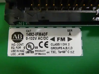 USED ALLEN BRADLEY 1492-IFM40F SER A