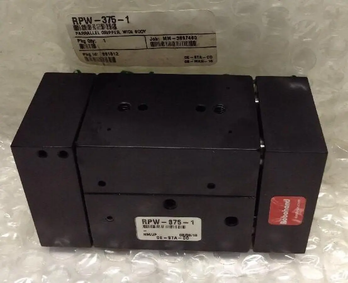 New | in-Stock ROBOHAND RPW-375-1 Robot Parts Ohio US | Surplus Asset Holdings #1227793