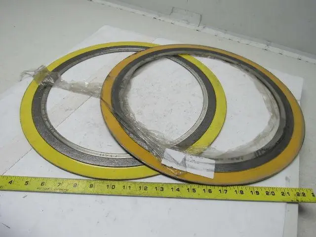 Leader INC600/HASTC/FG/CS 14" #15 Spiral Wound Gasket Lot of 2