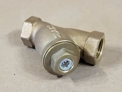 1/2" Brass Y-Strainer Valve Class 150  (Bag of 2)