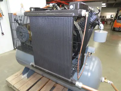 Atlas Copco CR15 Reciprocating Duplex Air Compressor 51CFM 15HP 460V 3Ph 120 Gal